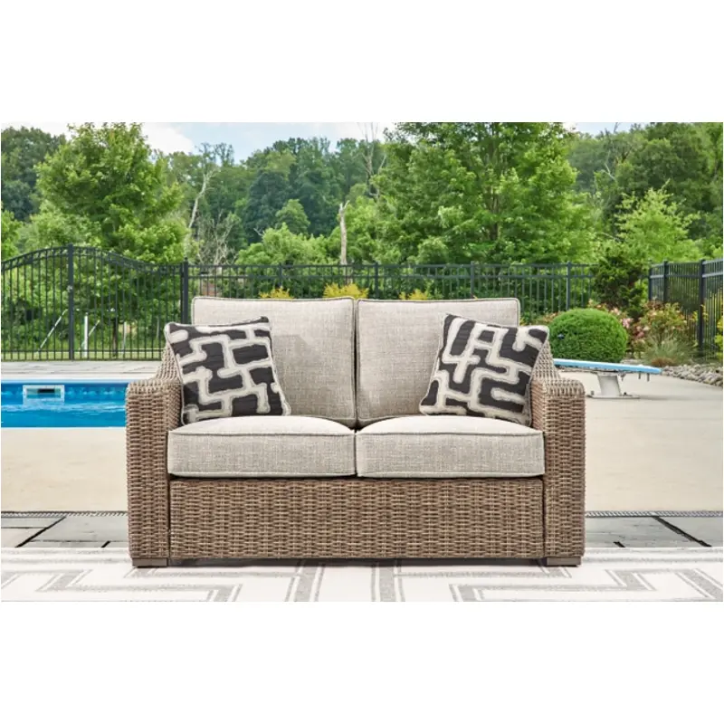 P791-835 Ashley Furniture Beachcroft Outdoor Furniture Loveseat