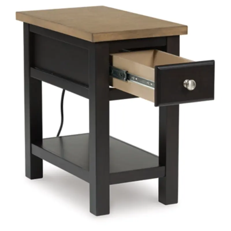T734-17 Ashley Furniture Drazmine Chairside End Table