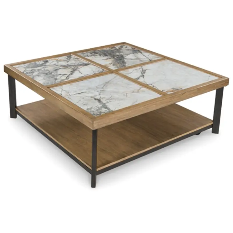 T632-8 Ashley Furniture Montia Living Room Furniture Coffee Table