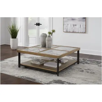 T632-8 Ashley Furniture Montia Living Room Furniture Cocktail Table