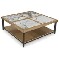T632-8 Ashley Furniture Montia Living Room Furniture Coffee Table