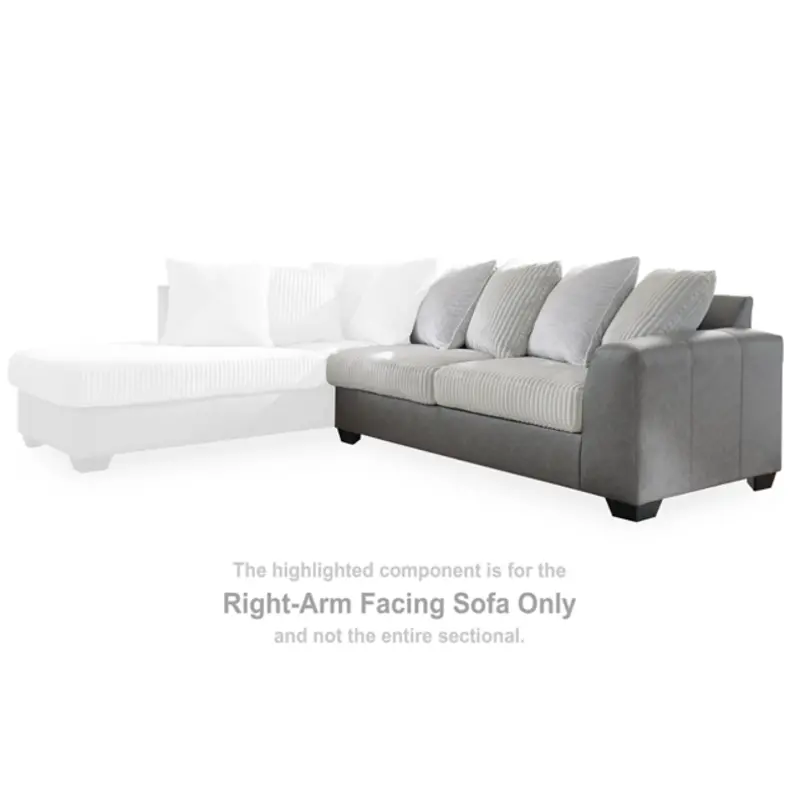 3150367 Ashley Furniture Clairette - Alloy Right-arm Facing Sofa