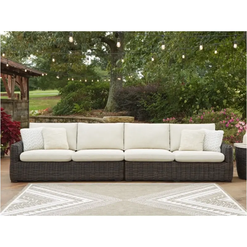 P711-854 Ashley Furniture Kimora Outdoor Furniture Sectional