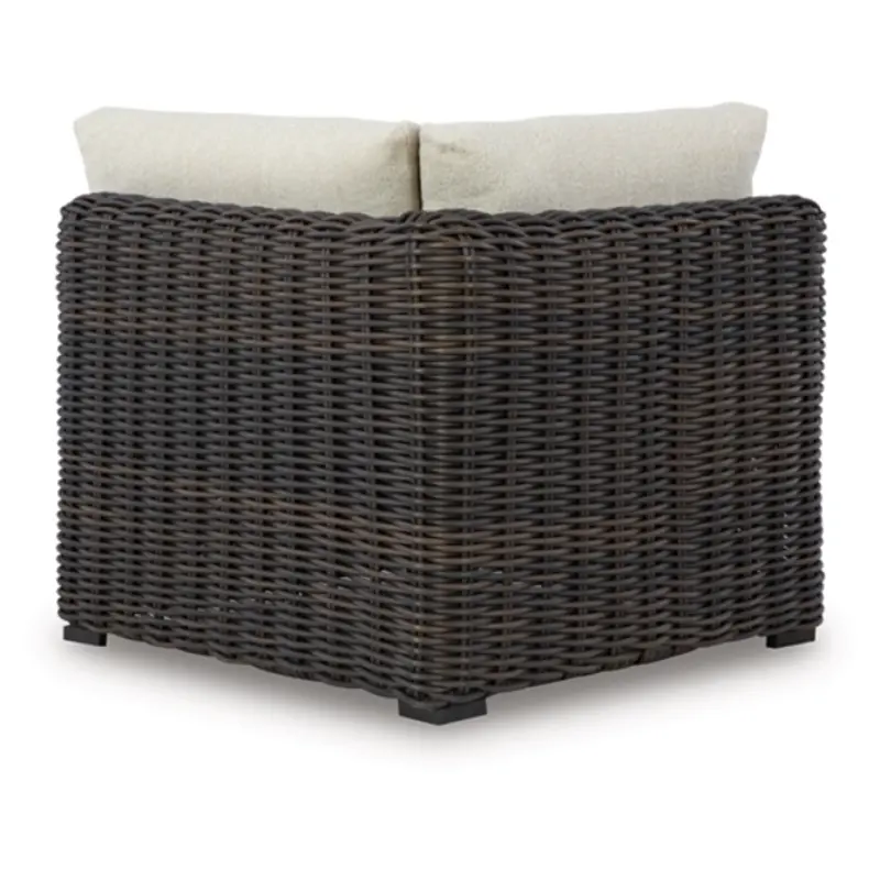P711-877 Ashley Furniture Outdoor Corner Chair With Cushion