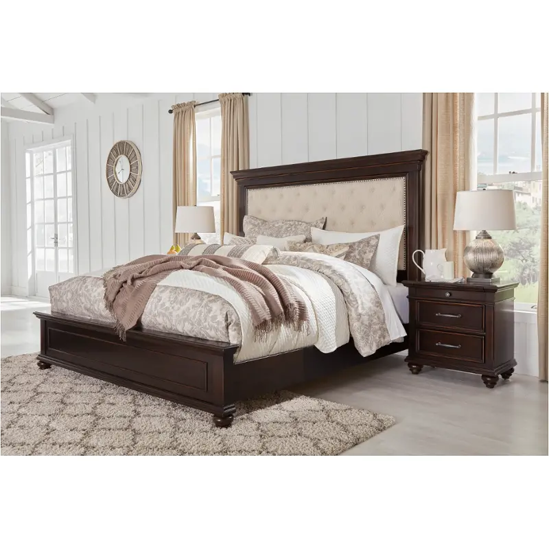 B788-157-96-54 Ashley Furniture Queen Panel Upholstered Bed