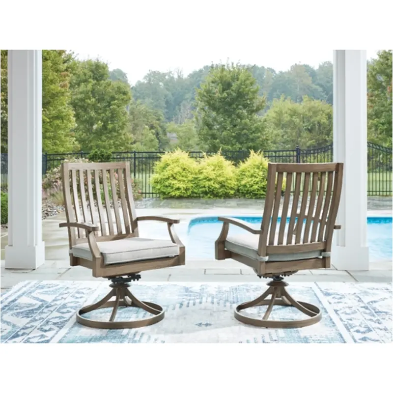 P701-602a Ashley Furniture Rainier Ranch Outdoor Furniture Dining Chair