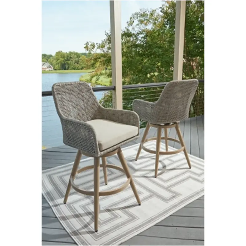 P798-130 Ashley Furniture Seton Creek Outdoor Furniture Stool