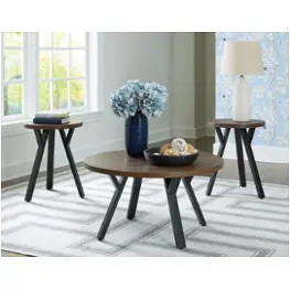 T153-13 Ashley Furniture Elbrynn Living Room Furniture Occasional Table Set