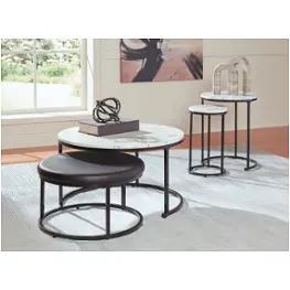 T161-14 Ashley Furniture Jusmour Living Room Furniture Nesting Table