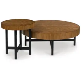 T575-12 Ashley Furniture Steenlage Living Room Furniture Occasional Table Set