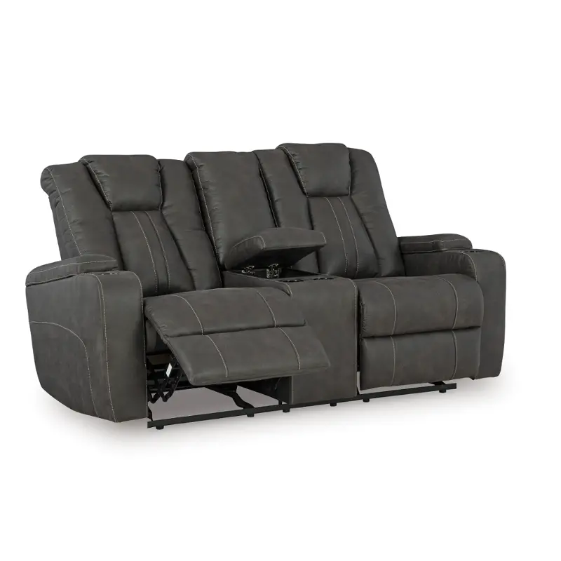 3460443 Ashley Furniture Glider Rec Loveseat W/console