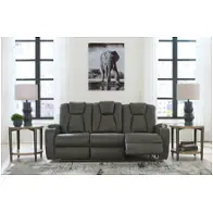 3460489 Ashley Furniture Reclining Sofa W/ Drop Down Ta