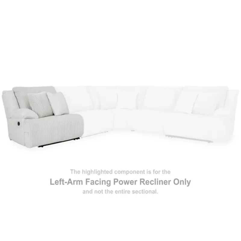9270658 Ashley Furniture Laf Zero Wall Power Recliner - Alloy