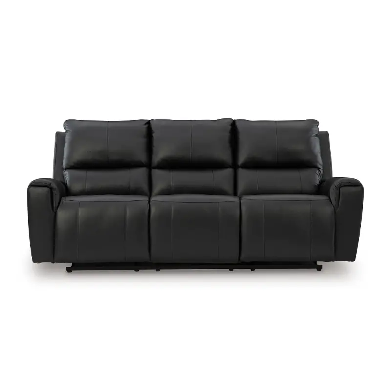 Pcu1170088 Ashley Furniture Glossmore - Black Living Room Furniture Reclining Sofa