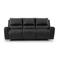 Pcu1170088 Ashley Furniture Glossmore - Black Living Room Furniture Reclining Sofa