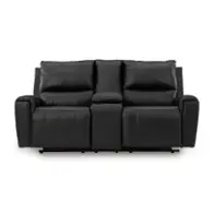 Pcu1170094 Ashley Furniture Glossmore - Black Living Room Furniture Reclining Loveseat