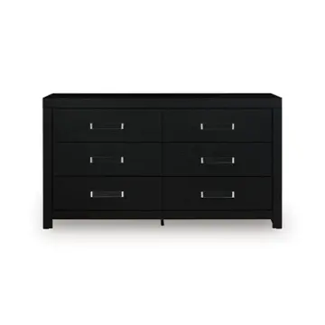 Pcb1115-31 Ashley Furniture Maeling - Black Bedroom Furniture Dresser