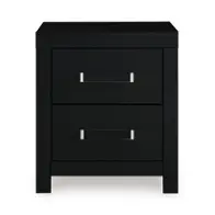 Pcb1115-92 Ashley Furniture Maeling - Black Bedroom Furniture Nightstand