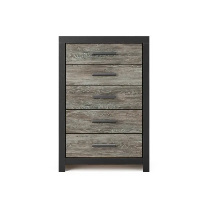Pcb1118-46 Ashley Furniture Broachmyn - Black Gray Bedroom Furniture Chest