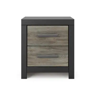 Pcb1118-92 Ashley Furniture Broachmyn - Black Gray Bedroom Furniture Nightstand