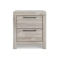 Pcb1120-92 Ashley Furniture Broachmyn - Gray Bedroom Furniture Nightstand