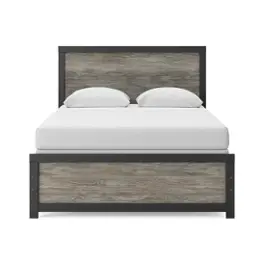 Pcb1118 Queen Bed Ashley Furniture Broachmyn - Black Gray Bedroom Furniture Bed