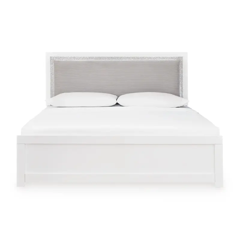 Pcb1119 Queen Bed Ashley Furniture Maeling - White Bedroom Furniture Bed