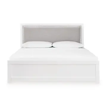 Pcb1119 Full Bed Ashley Furniture Maeling - White Bedroom Furniture Bed