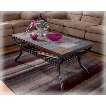 T233-1 Ashley Furniture Antigo - Black Living Room Furniture Cocktail Table