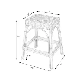5513266 Butler Specialty Company Dining Room Furniture Stool