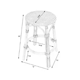 9371194 Butler Specialty Company Dining Room Furniture Stool