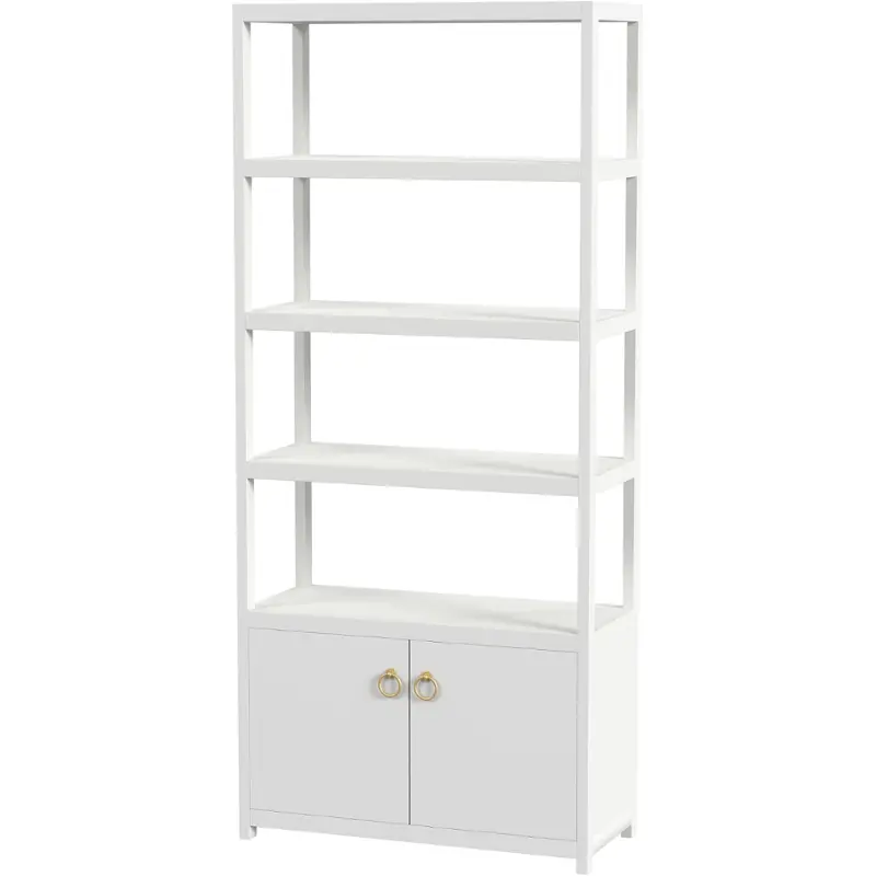 Lark 4-Tier Etagere Bookcase Cabinet