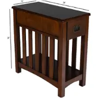 5216024 Butler Specialty Company Larina Living Room Furniture End Table