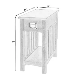 5216101 Butler Specialty Company Larina Living Room Furniture End Table