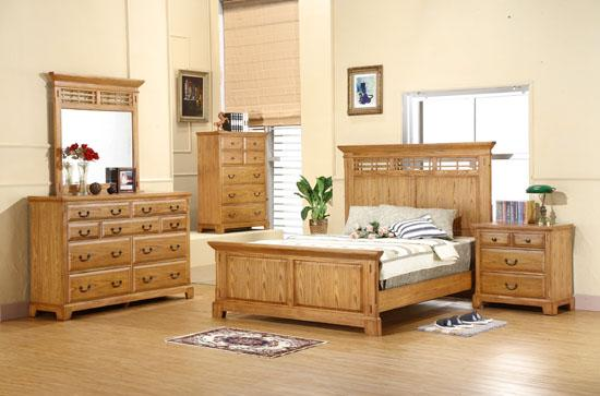 Zahara Light Oak Bedroom Set Winners Only Furniture