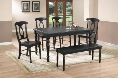 Quails Run - Ebony Dinette Set Winners Only Furniture Quails Run - Ebony Dining Room Furniture