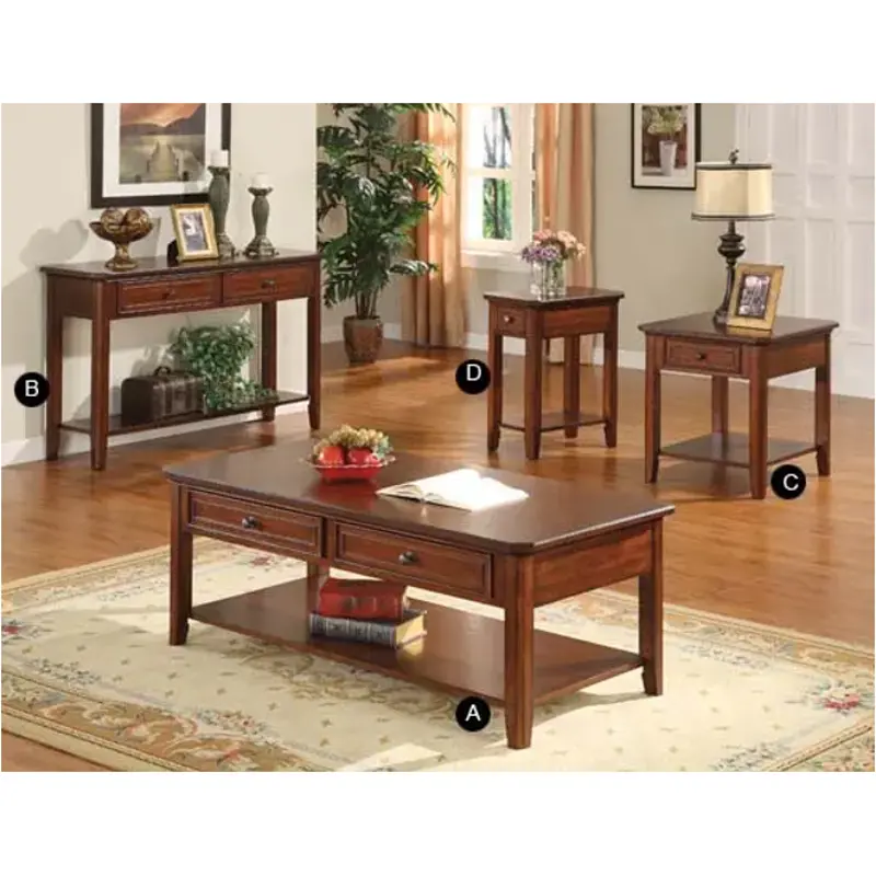 Atc100sn Winners Only Furniture Topaz - Cherry Living Room Furniture Sofa Table