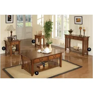 Azh100e Winners Only Furniture Zahara - Mission Oak Living Room Furniture End Table
