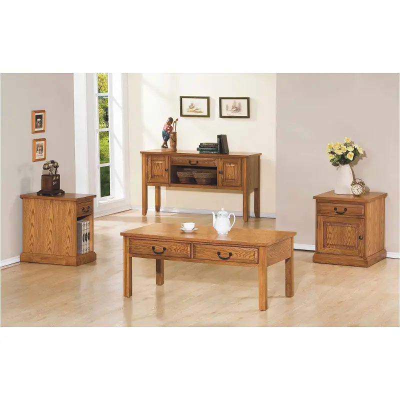 Azl100e Winners Only Furniture Zahara - Light Oak Living Room Furniture End Table