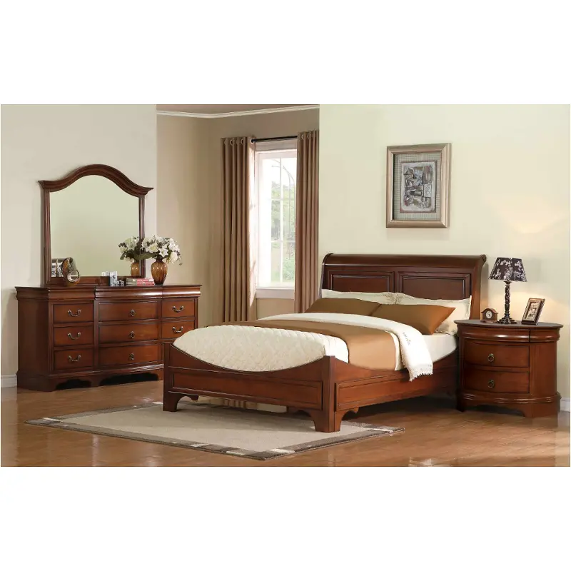 B1042qnn-h Winners Only Furniture Renaissance - Cherry Bedroom Furniture Bed