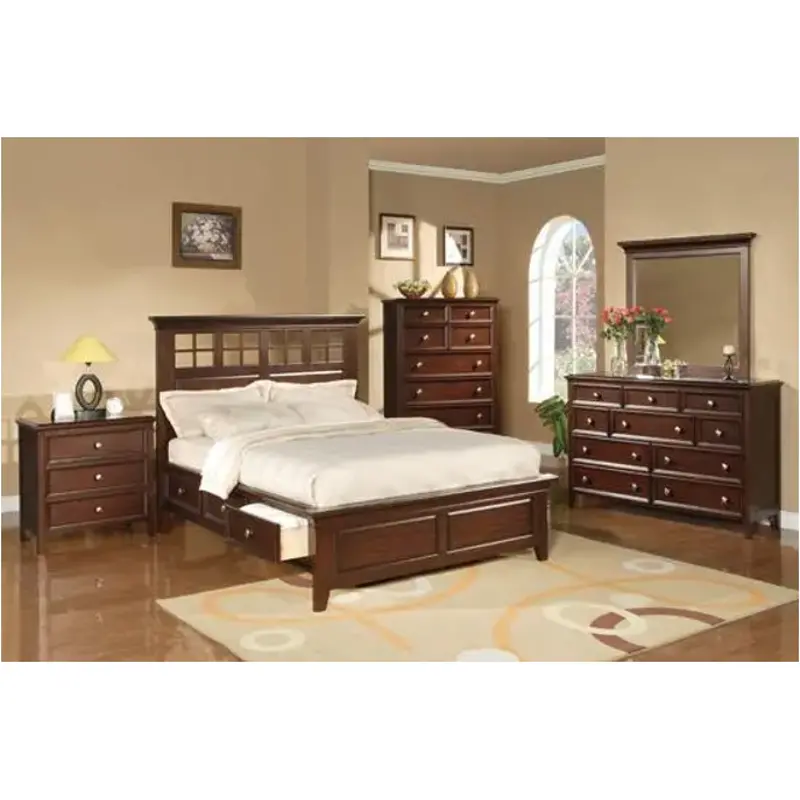 Bdc1001qs-h Winners Only Furniture Del Mar - Chocolate Bedroom Furniture Bed