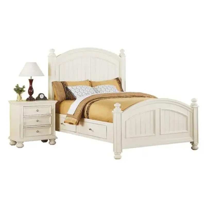 Bp1001cks-h Winners Only Furniture Cape Cod - White Bedroom Furniture Bed