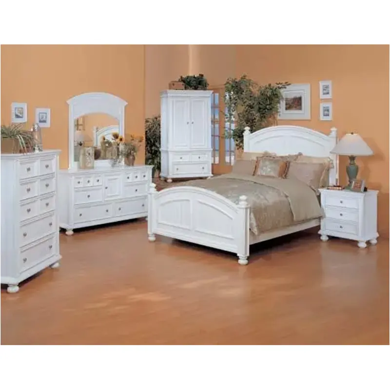 Bp1001q-h Winners Only Furniture Cape Cod - White Bedroom Furniture Bed