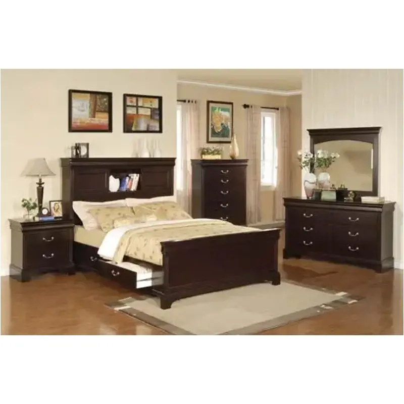 Brx1041q-h Winners Only Furniture Renaissance - Espresso Bedroom Furniture Bed