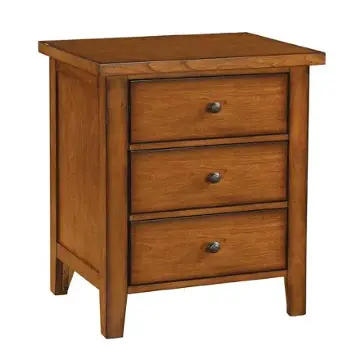 Bv1005 Winners Only Furniture Vintage - Cognac Bedroom Furniture Nightstand