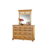 Bzl1009 Winners Only Furniture Zahara - Light Oak Bedroom Furniture Mirror