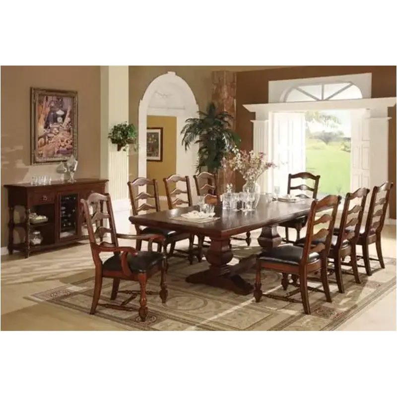 Da44100-t Winners Only Furniture 100in Trestle Table - Cherry