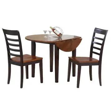 Df24242cx Winners Only Furniture Contemporary Farmhouse - Chestnut/espresso Dining Room Furniture Dinette Table