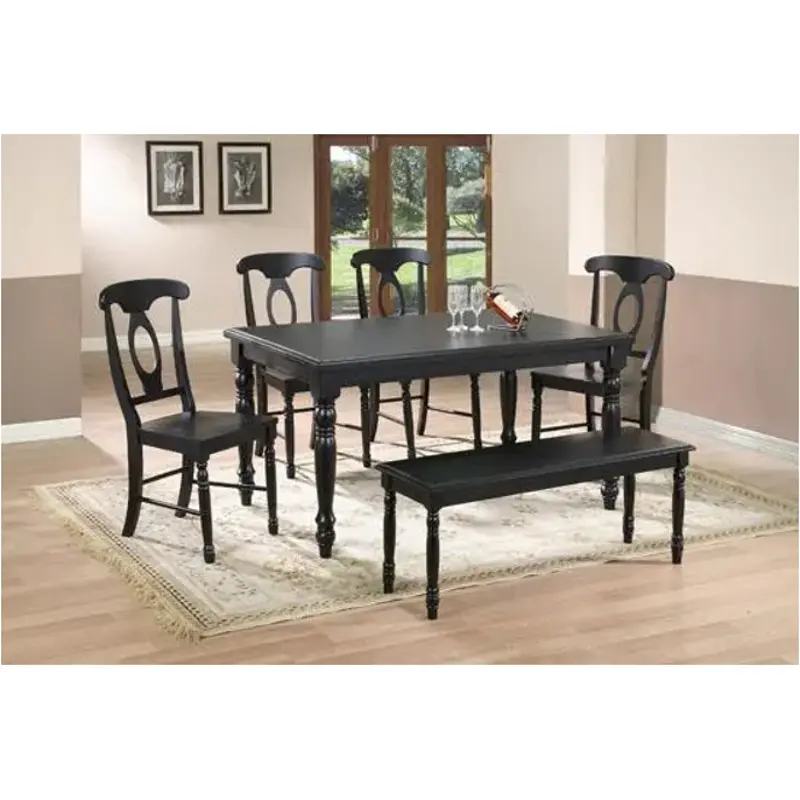 Dq1455e Winners Only Furniture Quails Run - Ebony Dining Room Furniture Benche