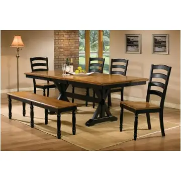 Dq1456ae Winners Only Furniture Quails Run - Almond/ebony Dining Room Furniture Benche